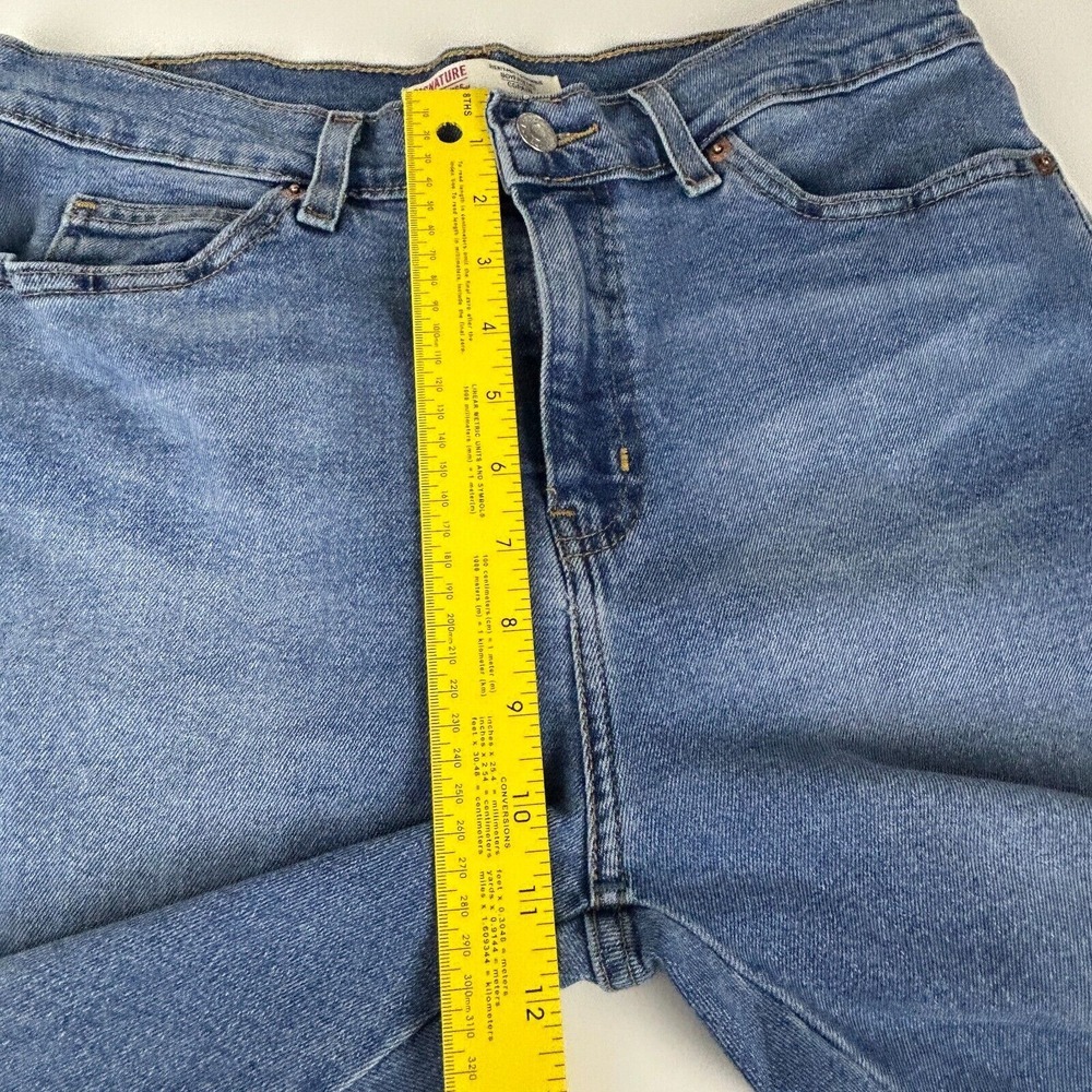 Levi's Jeans Womens 8 30x25 Signature Boyfriend Heritage Cropped High Rise Blue - Picture 12 of 15